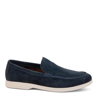Blue Suede Firth Loafer  