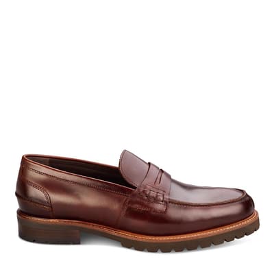 Brown Leather Oxburgh Loafer