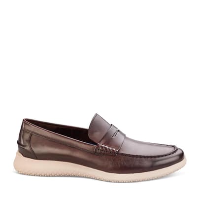 Brown Leather Cruise Loafer