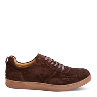 Brown Suede Grant Trainer