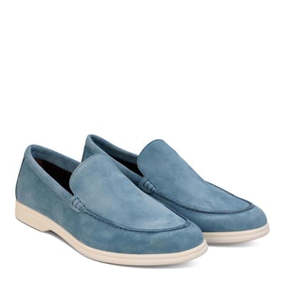 Blue Suede Firth Loafer  