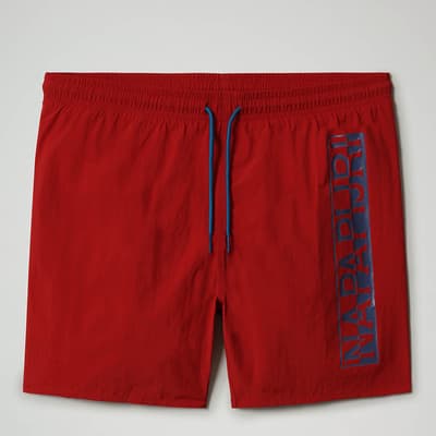 Red Victor Swimshorts