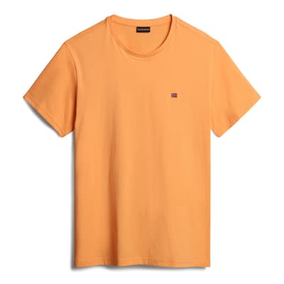 Orange Cotton Salis T-Shirt