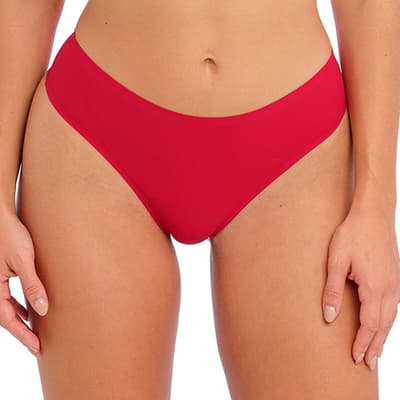 Red  Smooth ease Invisible Stretch Thong