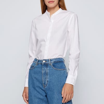 White C_Befelize Cotton Shirt