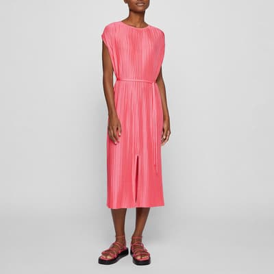 Pink Emaura Midi Dress