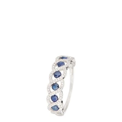 White Gold Tarlac Sapphire Ring