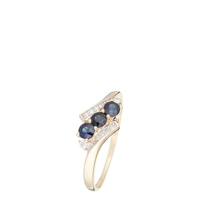 Yellow Gold Melbourne Sapphire Ring
