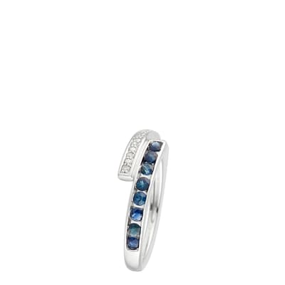 White Gold Lanis Sapphire Ring