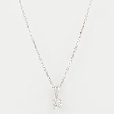White Gold Laila Diamond Pendant Necklace 
