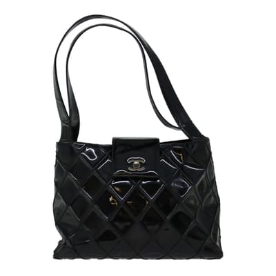 Black Chanel Quilted Shoulder Bag