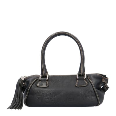 Black Chanel Tassel Handbag Bag