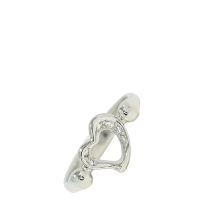 Silver Tiffany & Co Heart bracelet