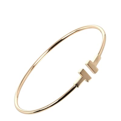 Gold Tiffany & Co T wire bracelet