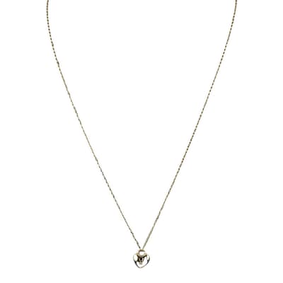 Gold Tiffany & Co Heart lock necklace