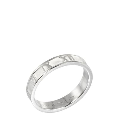 Silver Tiffany & Co Atlas ring