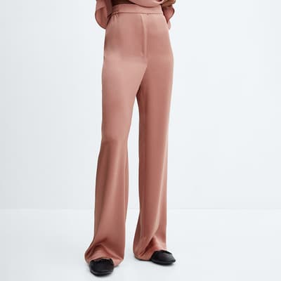 Pink Satin Trousers 