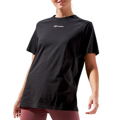 Black Three Layers Cotton T-Shirt