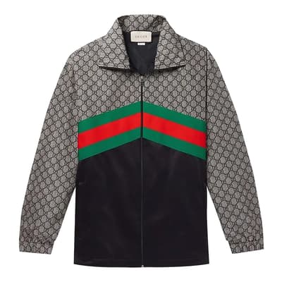 Gucci GG Supreme Print Web Jacket