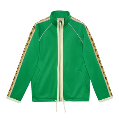 Gucci GG-Jacquard Side-Stripe Technical Track Jacket