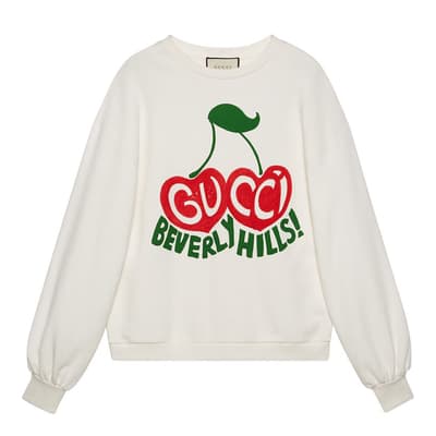 Gucci Beverly Hills Cherry Print Sweatshirt