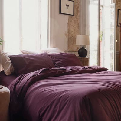 Mulberry Single Washed Cotton Duvet Cover