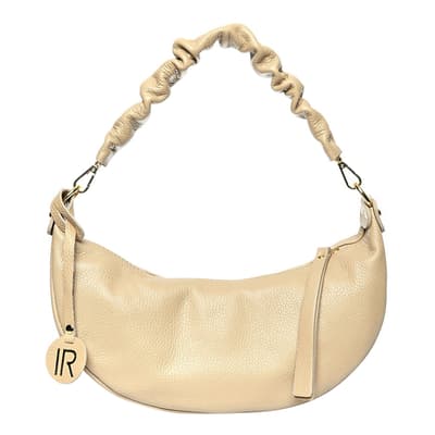 Cream  Italian Leather Handbag