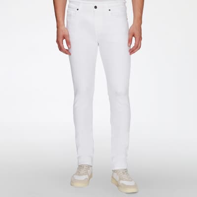 White Paxtyn Skinny Stretch Jeans