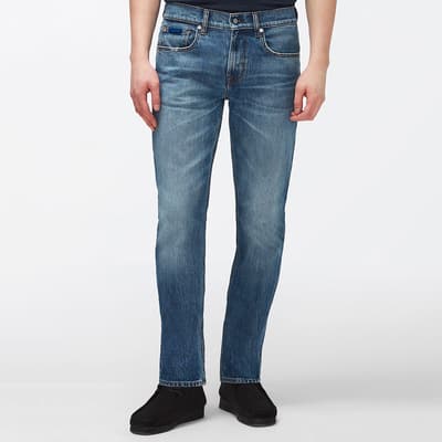 Blue Slimmy Tapered Stretch Jeans