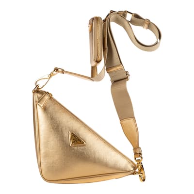 Gold Triangle Shoulder bag