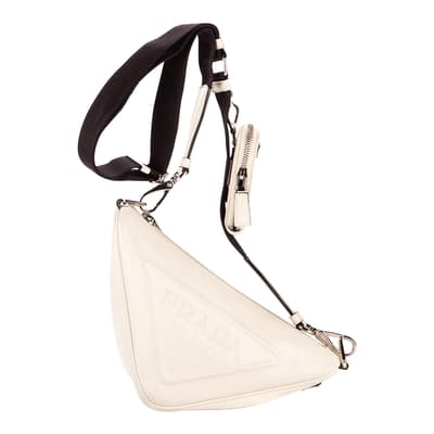 White Triangle Shoulder bag