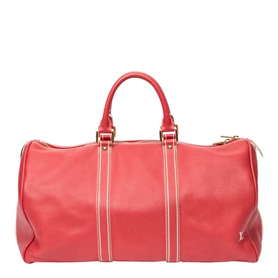 Red Keepall Travel Bag