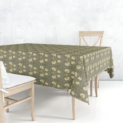Charcoal Pimpernel Acrylic Square Tablecloth 132x132cm