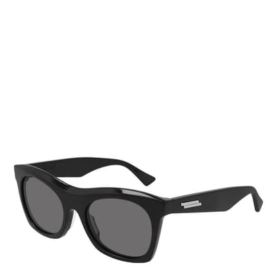 Unisex Bottega Veneta Black Sunglasses 54mm