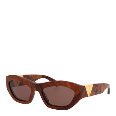 Womens Bottega Veneta Brown Sunglasses 54mm