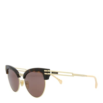 Womens Gucci Brown Sunglasses 55mm