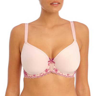 Pink Offbeat Decadence Moulded Spacer Bra