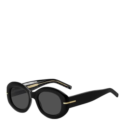 Black Oval Sunglasses 51mm