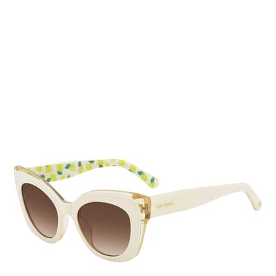 Ivory Rectangular Sunglasses 51mm