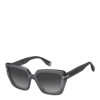 Grey Rectangular Sunglasses 53mm