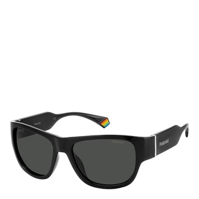 Black Rectangular Sunglasses 55mm