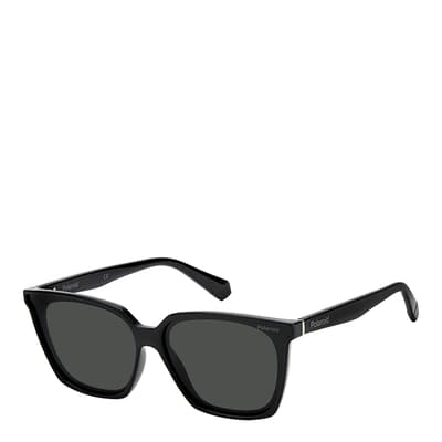 Black Rectangular Sunglasses 62mm