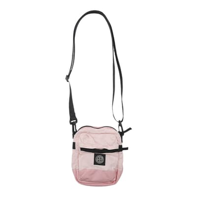 Pink Lino Nylon Tela Cross Body Bag
