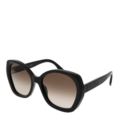 Women's Fendi Black Sunglasses 57mm