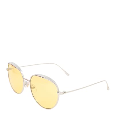 Yellow Round Sunglasses 56mm
