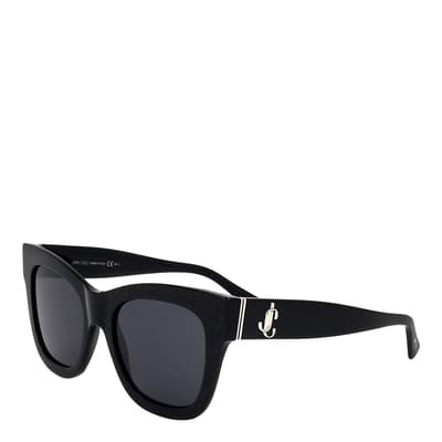 Black Thick Rimmed Square Sunglasses 52mm