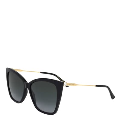 Black Cateye Sunglasses 58mm