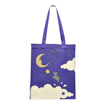 SHOOT FOR THE MOON MEDIUM OPEN TOP TOTE AURORA