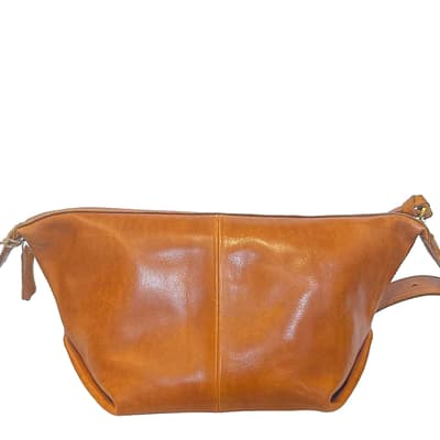 Brown Dumpling Shoulder Bag