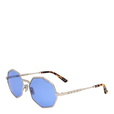 Silver Octangonal Sunglasses 56mm